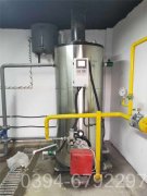浙江20噸液化氣熱水鍋爐