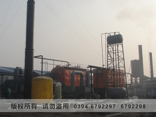 臥式鏈條爐排型生物質(zhì)導(dǎo)熱油爐