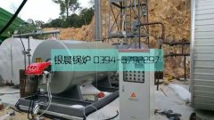 60萬大卡燃?xì)鈱?dǎo)油爐運(yùn)行現(xiàn)場(chǎng)