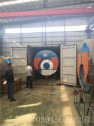 燃油氣蒸汽鍋爐出口裝柜